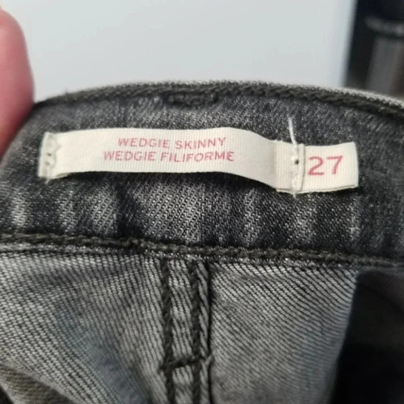 LEVI'S Wedgie Skinny Jeans Ravens Wing  PC9 52305-0017 27 - Picture 4 of 13